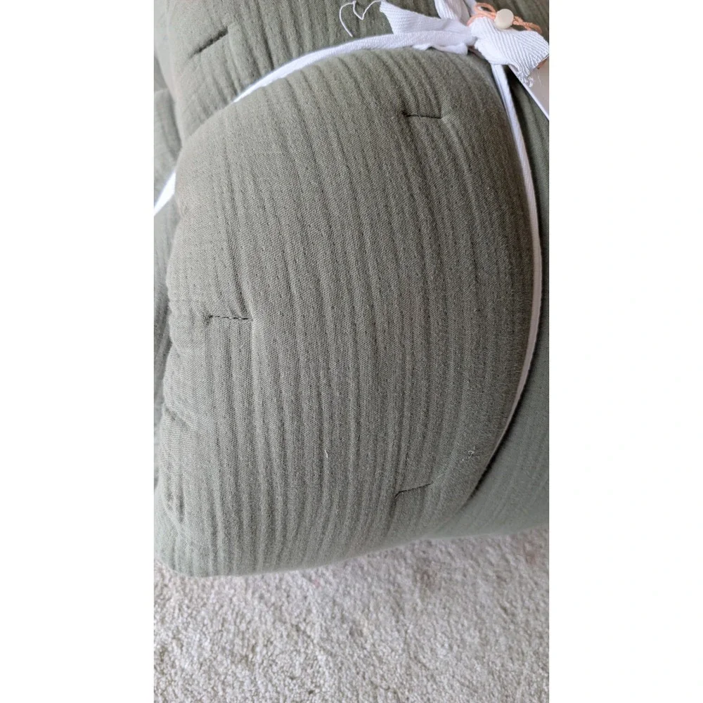 Quince NWT Organic Cotton Gauze Dream Quilt Olive- Full/Queen
